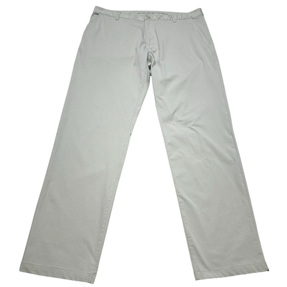 Rhone Commuter Classic Pants Men's 38 Beige Stretch Performance Dress Travel - Picture 2 of 12